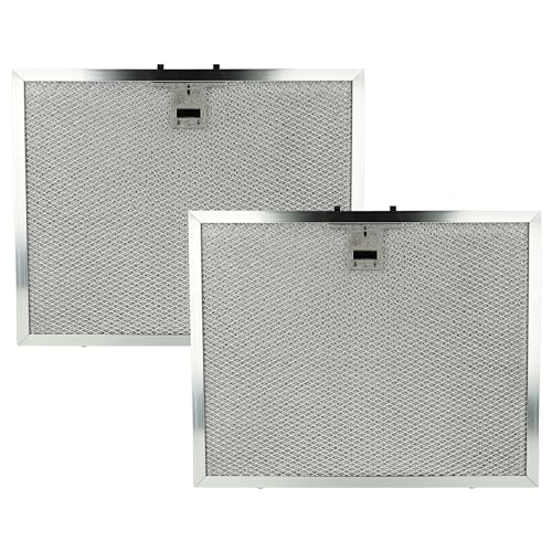 vhbw 2x filtro anti-grasso compatibile con Miele DA229-2, DA229-2EXT, DA229EXT, DA229, DA229-1 cappa da cucina, metallo