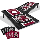YouTheFan NCAA South Carolina Gamecocks 2' x 3' Portable Cornhole Game with Logo Bags