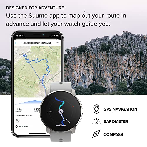 Suunto 9 Peak: Premium Gps Running, Cycling, Adventure Watch With Route Navigation, Compact 43Mm Size Touch Screen, Up To 170 Hours Gps Battery Life #TOP3