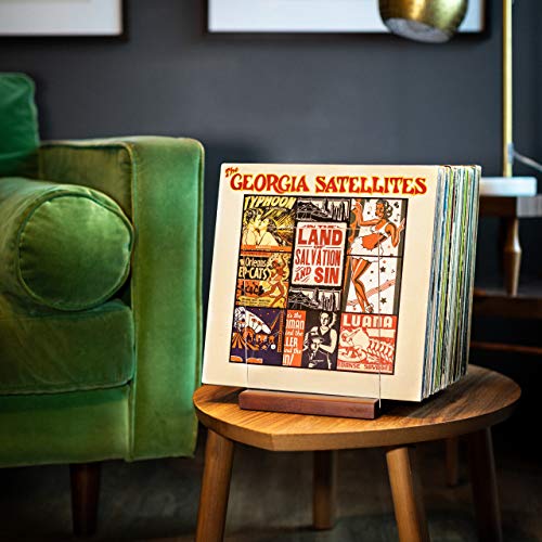 MÖNKE Rangement pour disques vinyle de qualité supérieure – Un porte-disque de style milieu du siècle – Capacité de 60… - Les Beatles, Paul McCartney, John Lennon, RIngo Starr, George Harrison MÖNKE Rangement pour disques vinyle de qualité supérieure - Un porte-disque de style milieu du siècle - Capacité de 60… – Image 3