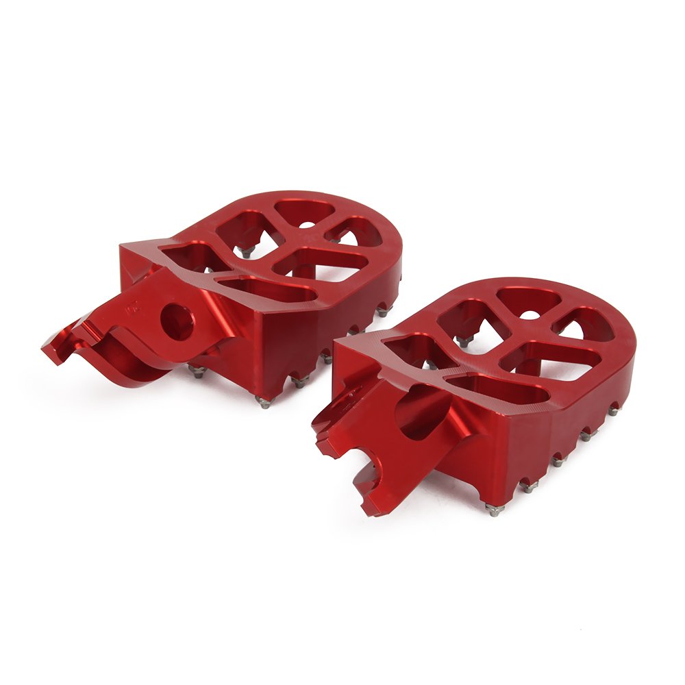 Poggiapiedi CNC per moto da fuoristrada CR125 CR250 02-07 CRF150R 07-21 CRF250R 04-21 CRF250RX 19-21 CRF450R 02-21 CRF450RX 17-19 CRF450X 0X 05-21111111111119 CRF25 0L CRF250M 12-18 Rosso
