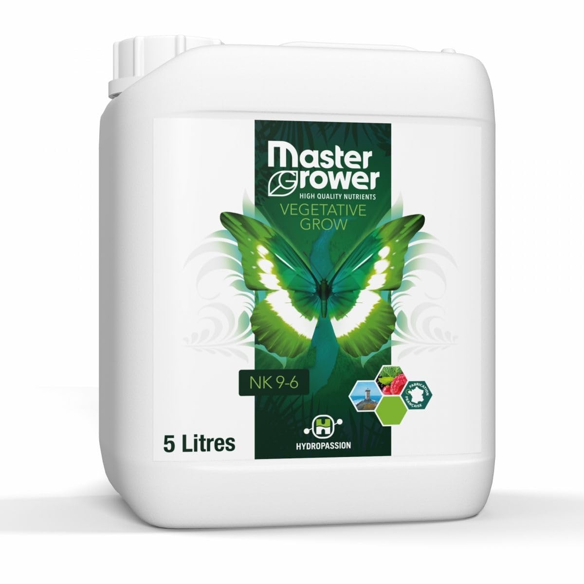 Engrais Croissance Organo-Minéral Vegetative Grow Master Grower 5 L – NPK 9-0-6