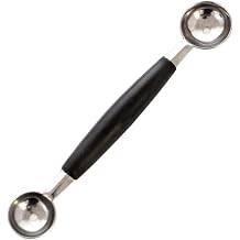Melon Baller | Double Sided Ice Cream Ball Spoon - Stainless Steel Fruit Scooper Round Oval Fruit Cookie Ice Cream