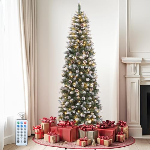 DWVO 7.5ft Pre-lit Slim Kingswood Fir