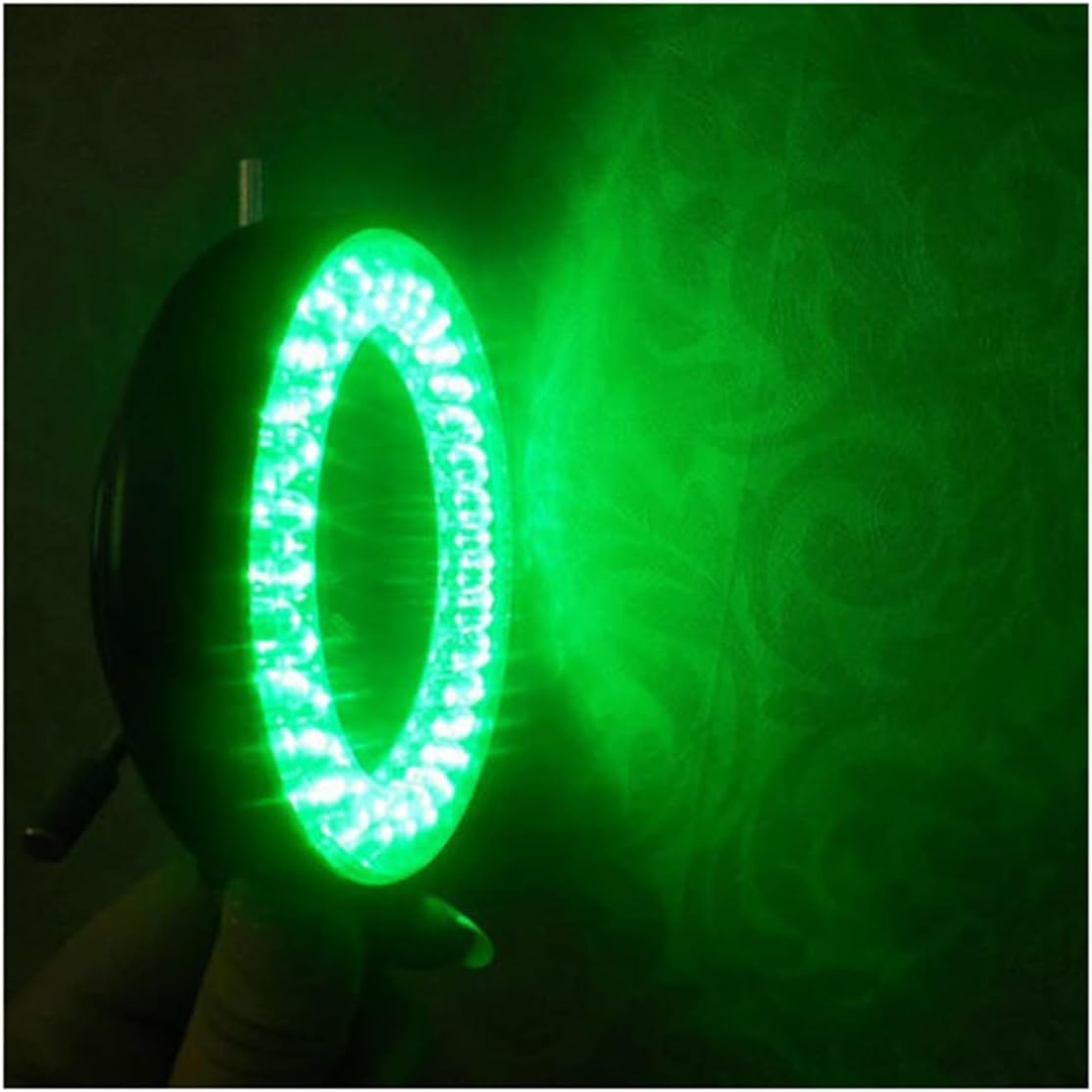 Microscope Accessories Kit Optical 60 LED Microscope Ring Light Source for Stereo Biological Zoom Microscope Microscope Slides(Blue)
