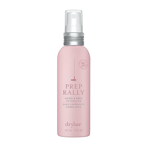 Miniatura 1 de Drybar Prep Rally Prime and Prep Detangler, aroma negro, ideal para desenredar el cabello (5 onzas líquidas)