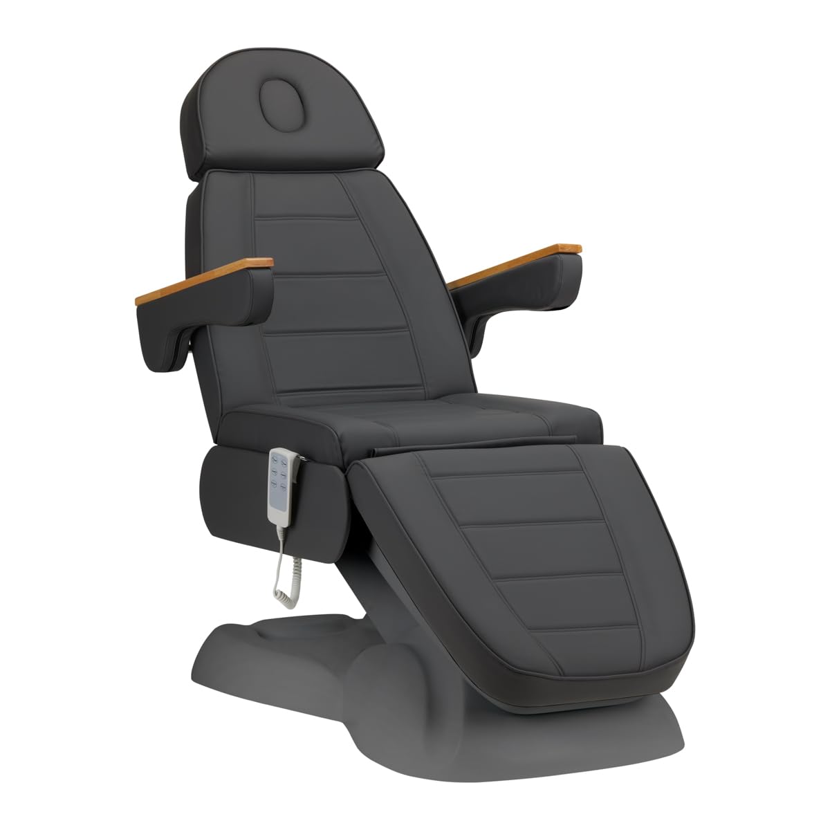 ACTIVESHOP Elektrische Kosmetikliege Sillon Lux 3 Motoren grau, graues Untergestell, AS-148187