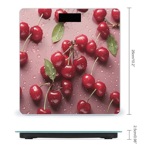 Báscula digital de baño FekiLoot con pantalla LCD miniatura 2
