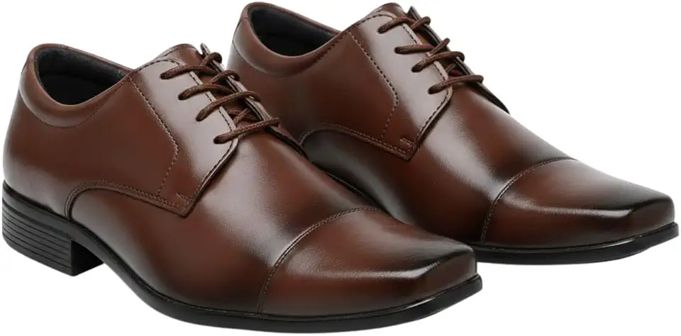 Sapato Social Masculino Bico Fino Clássico Elegante com Cadarço