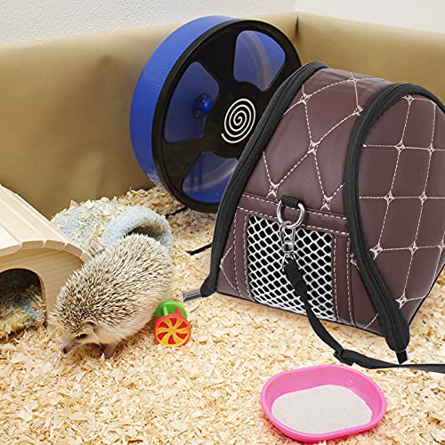 POPETPOP Hamster Carrier Travel Kooi Kleine Dier Carrier Lichtgewicht Ademend Reizen Kooi Draagbare Slapen Bed Voor… - Image 4