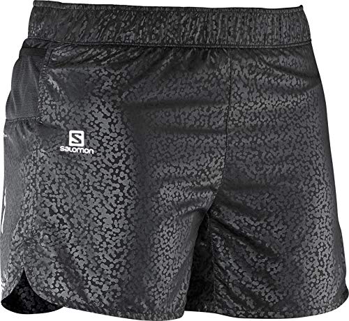 Salomon Women's Trail Runner Shorts, Black, Large