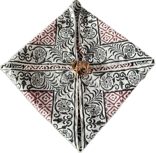 100% Organic Cotton Bandana For Men and Women - Trendy Style Cotton Bandana Paisley Design Scarf - Premium Kerchiefs for Men and Women - Handmade Boho Chic Cotton Hand Block Bandanas For Men And Women3