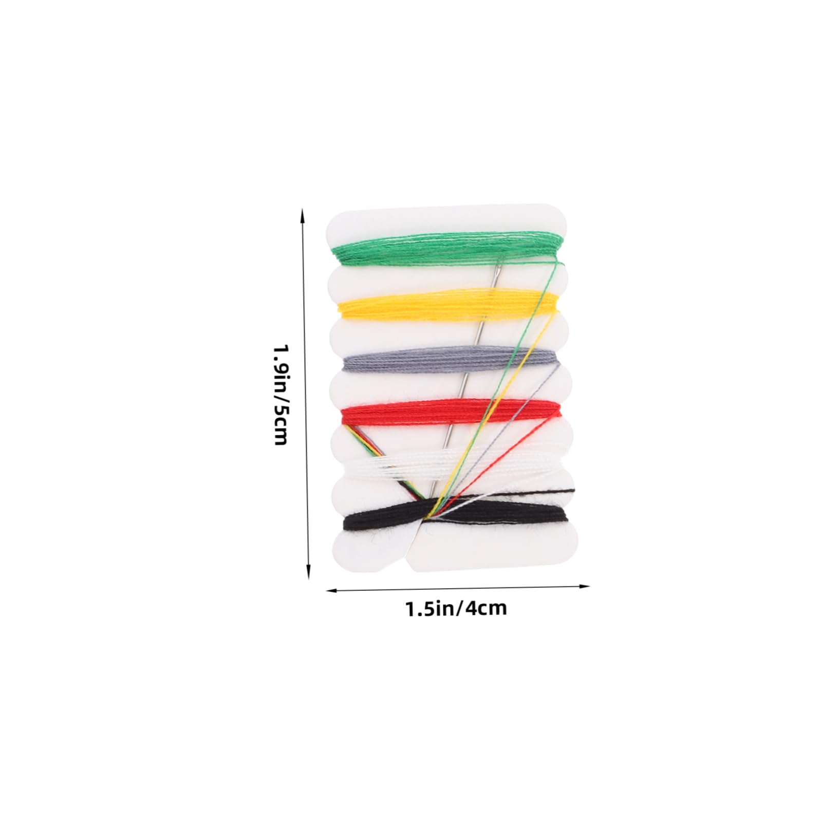 LIFKOME 100Packs Portable Disposable Sewing Kit Multifunctional Sewing Thread and Needle for Travel Hotel and Home Use for Beginners and Professionals Includes Thread