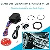 Push Start Button, MACHSWON Car 12V LED Engine Start Push Button Switch Ignition Input Kit