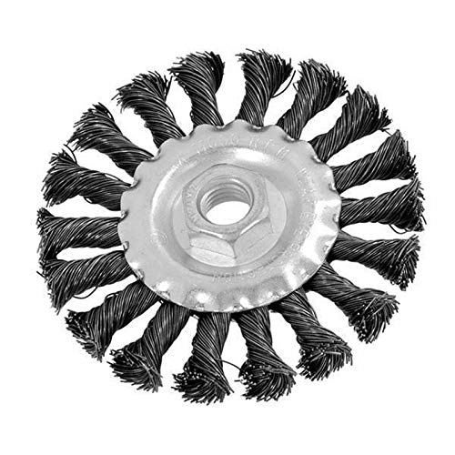 Generic 100mm Landscaping Rotary Brush Joint Knot Steel Wire Wheel