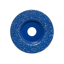 Blue Medium Coarse Grit Flat Disc - 2" Diameter 50mm Size - Durable & Versatile Hoof Trimming Disc for Goats, Horses, Sheep, Pigs & Cattle - Replacement Disc