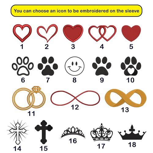 Customize Embroidered Sweatshirts and Hoodies Design Your Own, Personalized Sweatshirts & Hoodie for Everyone, Custom Text On Sleeve, Gift for Mothers Day, Birthdays, Christmas3