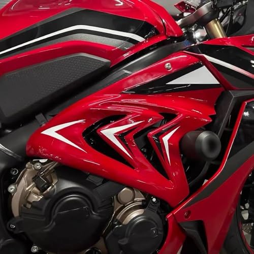 Carénage latéral de réservoir pour CBR650R 2019-2023 - Panneau protection de selle noir