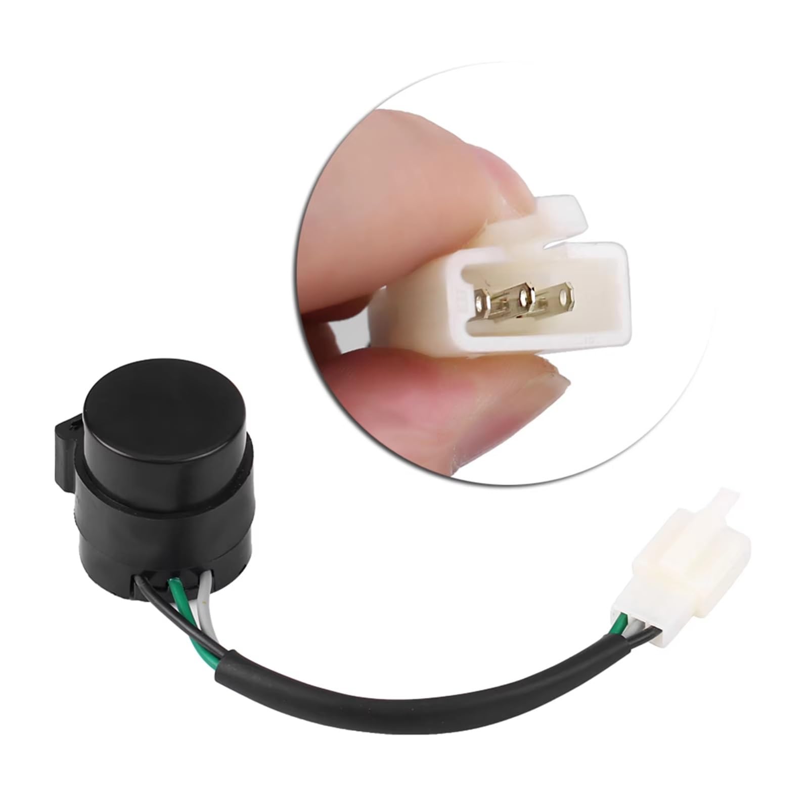 Módulo de señal de giro Compatible Con GY6 50cc 1986-2025 Relé Intermitente Señal Giro Redondo 3 Pines Accesorios Intermitentes Módulo Indicador Dirección Motocicleta