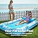 SLOOSH Inflatable Tanning Pool Lounger Float, 85