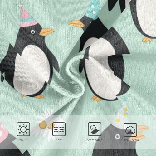 Wusikd Penguins Boys' Underwear Cotton Daisy Boys Briefs Soft Toddler Underwear 2T3