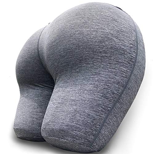 The OMG Buttress Pillow for All Kinds of Sleepers, Squeezers, Slappers, Face-buriers and Helps Relieve Anxiety (Charcoal) - Charcoal