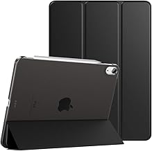 TiMOVO for iPad Air 11 Inch Case (M3/M2-2025/2024), iPad Air 5th Generation 2022/4th Gen 2020 10.9 Inch, Slim Hard Translucent Back Cover, Support Auto Wake/Sleep - Black