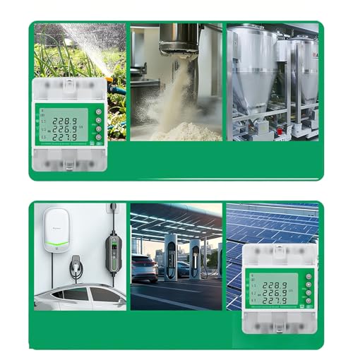 Protecteur de compteur d'énergie CVC avec écran LCD et télécommande pour four - 3