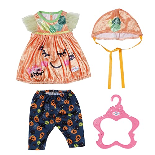BABY born Halloween-Kostüm, Kürbiskleid mit Leggins und Mütze, für 43...