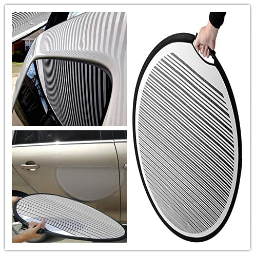 Guangsheng Dellenreflektorboard 80 cm Faltbar Streifen Reflektor Auto Line Board Flexible LED Linie Dent Panel Remover Tool für Fix Karosserie Tür Kratzer Werkzeug Tools