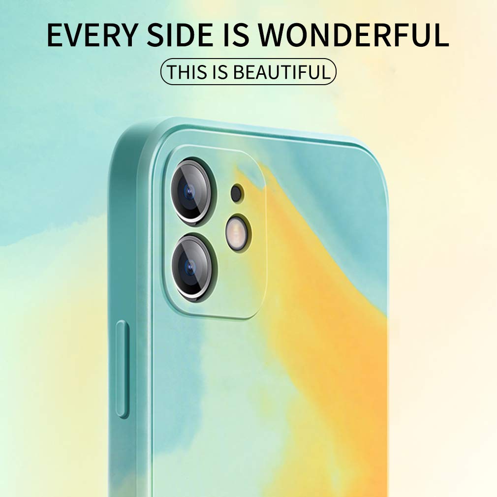 SupVict Custodia In Silicone Liquido Per IPhone 11 Pro, 5.8", Marrone, Con Fodera In Microfibra, Supporta Ricarica Wireless