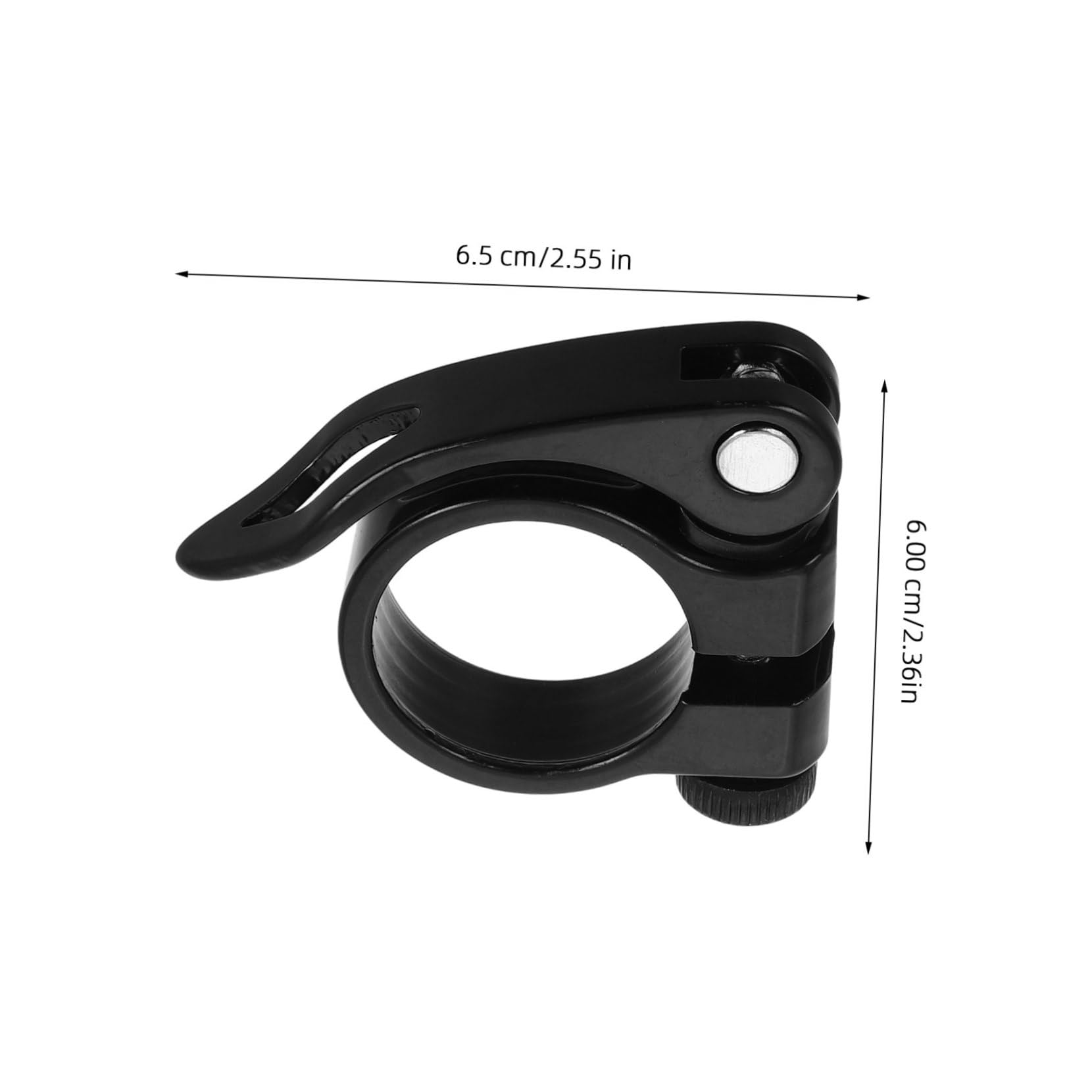 GOOHOCHY Folding Bike Seatpost Clamp Quick Release Aluminum Saddle Clamp for Road Bicycles Durable Lightweight Versatile Bike Accessory Multiple Colors