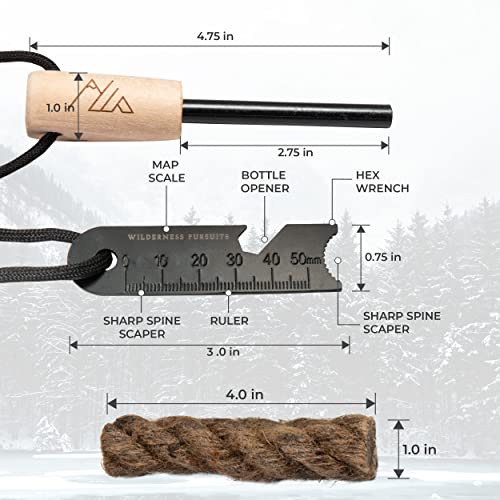 Wilderness Pursuits Fire Starting Kit – Premium Survival Gear For The Ultimate Adventurer – Practical And Versatile Camping Gear For Outdoor Activities – Ideal Emergency Supplies #TOP3