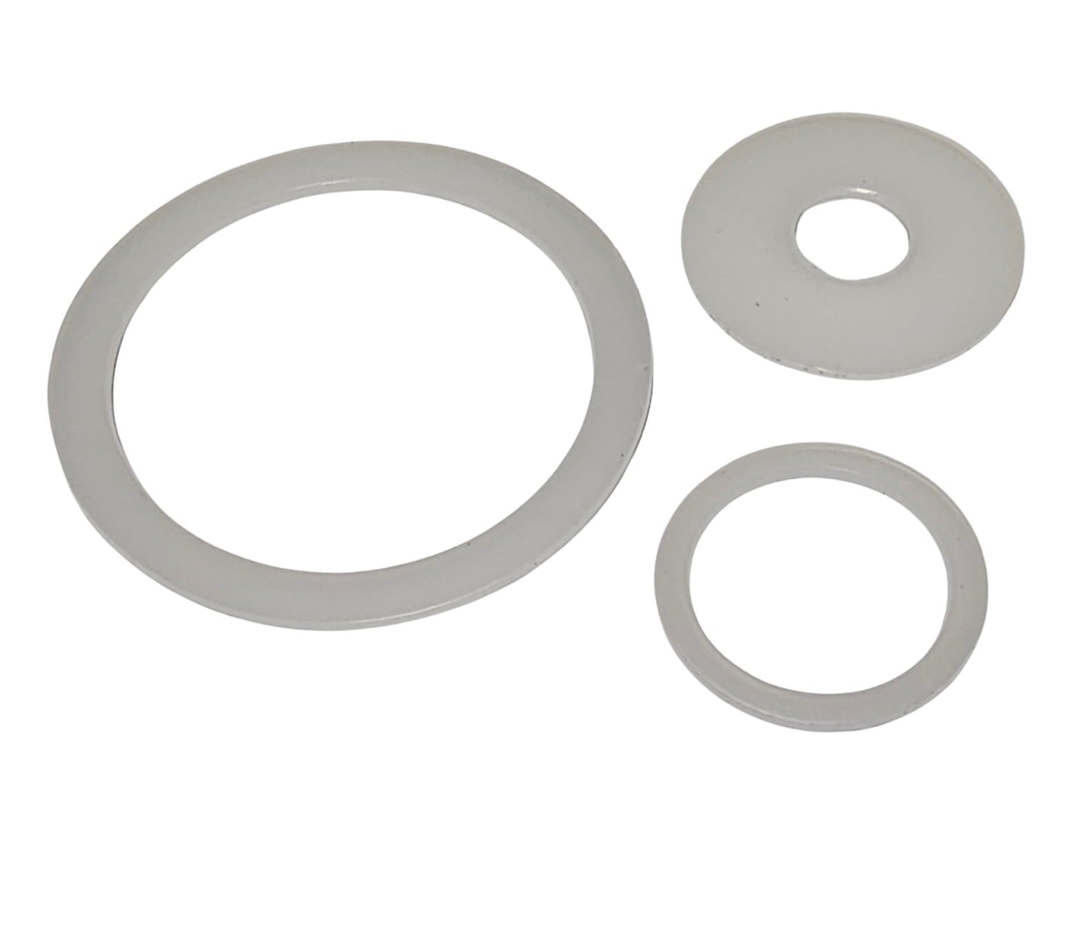 Nylon Washer - Size; 1mm Thick - 9mm Inside Diameter x 50mm Outside Diameter