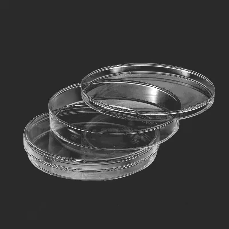 10 Plastic 90 mm Petri Dishes (with lids) - Ideal for LB Plates and Yeast Cultures in The Laboratory