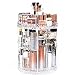 DreamGenius Makeup Organizer 360-Degree Rotating Adjustable Multi-Function Acrylic Cosmetic Storage