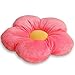 Girls Flower Floor Pillow Seating Cushion, for a Reading Nook, Bed Room, or Watching TV. Softer and More Plush Than Area Rug or Foam Mat. 35", Pink