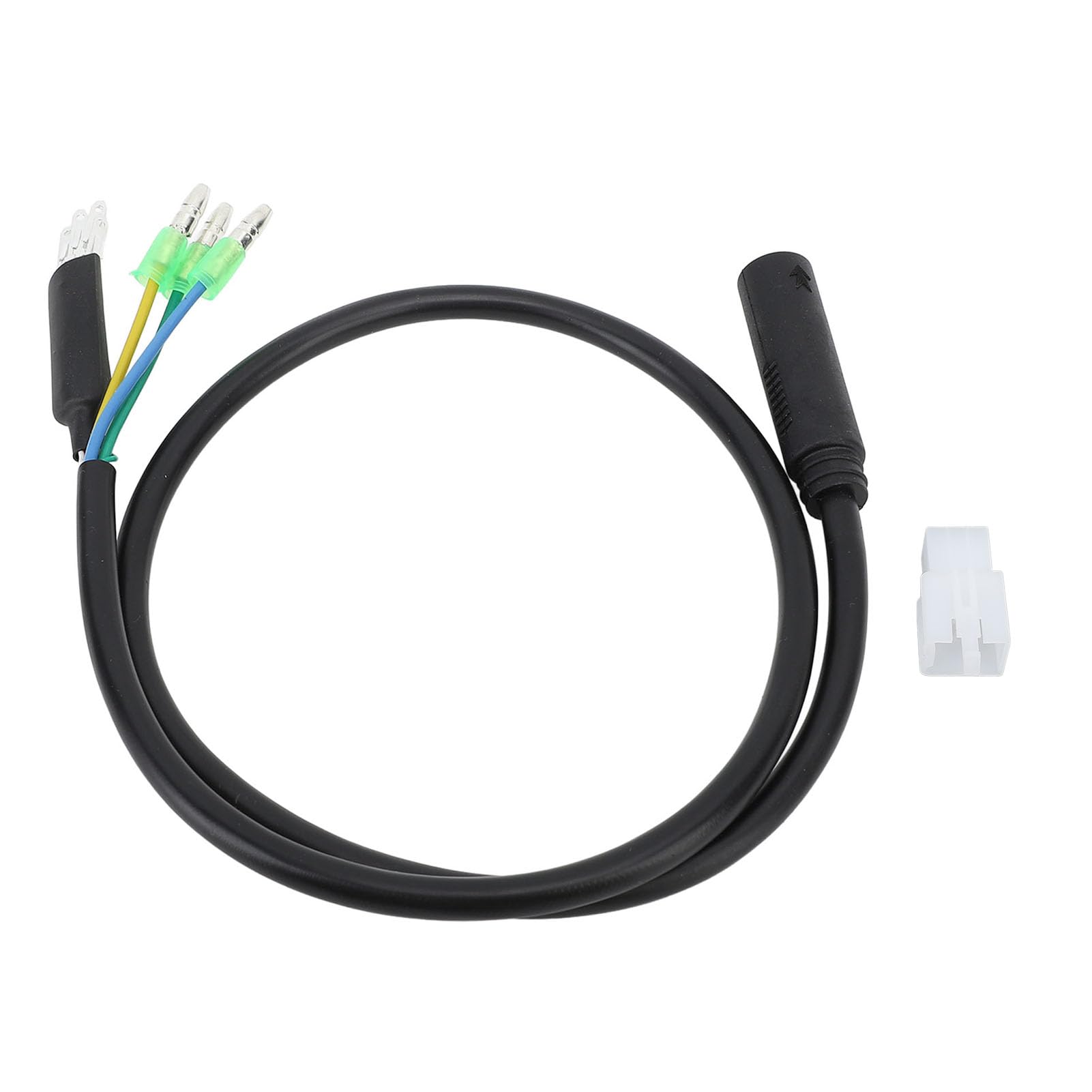 BuyWeek Cable de Extensión de Motor Cable Hembra a Macho, M6 de 9 Pines de 66 cm de ABS para Bicicleta Eléctrica