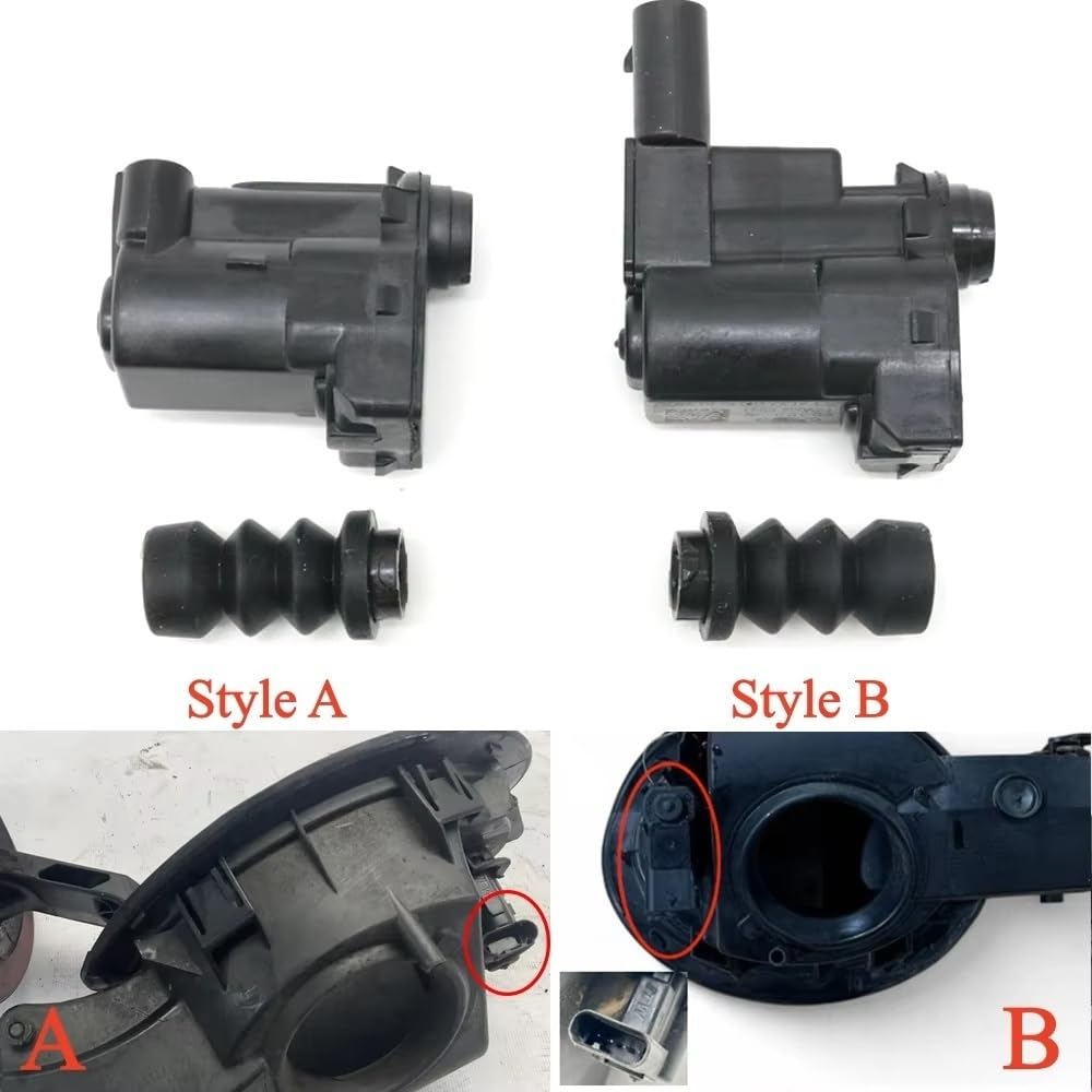 Tapón de aceite del motor Tapa De Pestillo Puerta Tanque Combustible Hebilla Rebote Solapa Control Bloqueo Actuador Motor Para Chrysler Para Pacifica 2018-2026(Style B (Longer))