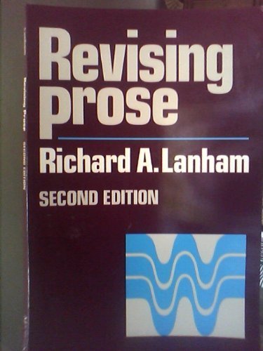 Revising Prose 0023674407 Book Cover