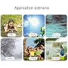 Umbrella Hat 27 UV Protection Umbrella Hat Hands-Free Umbrella Hat Sunshade Hat with Elastic Headband Waterproof Headwear for Kids Adults for Outdoor Fishing Beach Golf