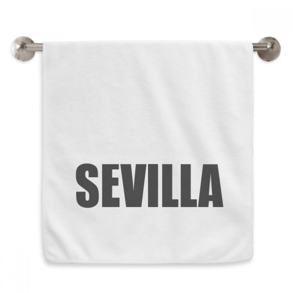 Serviettes douces Sevilla Espagne motif ville design élégant 13X29 Pouces