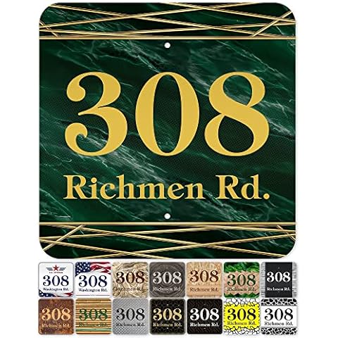 My Sign Center Reflective Address Sign Cover