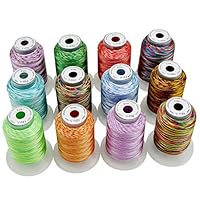 Algopix Similar Product 15 - New brothread 12 Colors Variegated