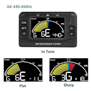 Accordeur métronome, grand écran LCD couleur rechargeable 3 en 1 Digital Metro Tuner Tone Generator avec guitare, basse… - Les Beatles, Paul McCartney, John Lennon, RIngo Starr, George Harrison Accordeur métronome, grand écran LCD couleur rechargeable 3 en 1 Digital Metro Tuner Tone Generator avec guitare, basse… – Image 4