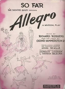 Sheet music So Far (From the Musical Play, "Allegro") Book