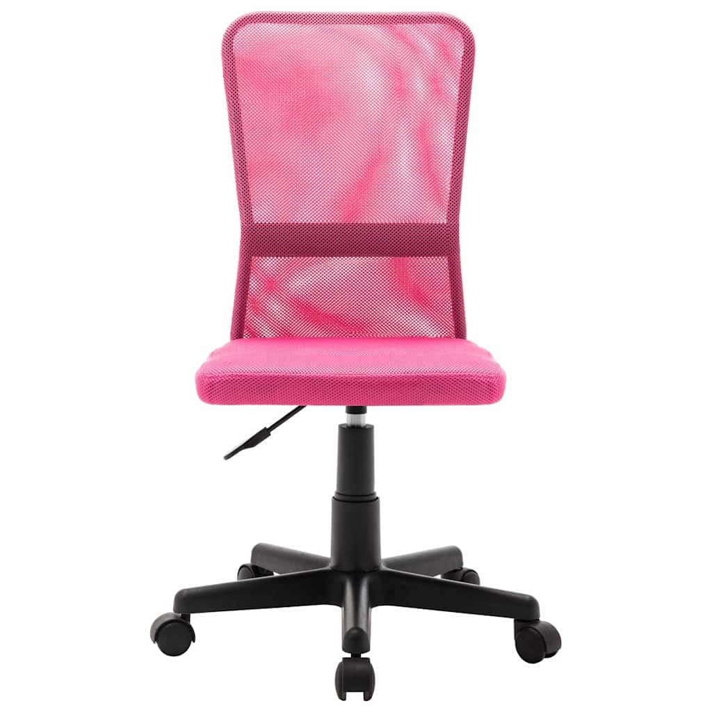 Sedia Da Ufficio Girevole Rosa 44x52x100 Cm Schienale Maglia