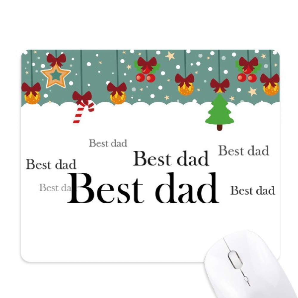 Tapis de souris en caoutchouc Best Dad texture haute precision - 5