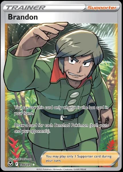 Amazon.com: Brandon 188/195- Silver Tempest - Full Art