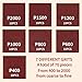 CllyCnny Finger Sander Sanding Sand Paper : Detail Mini Hand Sander Block 400 600 800 1000 1200 1500 2000 Grit 70 PCS Sandpaper Assortment for Wood Crafts,Tight Spaces,DIY Polishing Projects